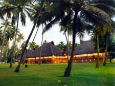 One of the hotels in the Backwaters