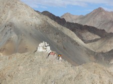 Tsemo village & monastery