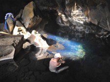 Post-trek relaxation in the hot water springs