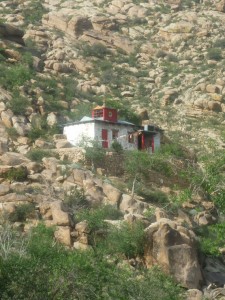 Monastery at the foot of the Khogno Khan mountain