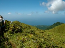 Hiking the Mount Pelée, Martinique