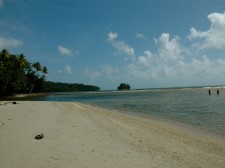 View of Matura beach on the East coast of Trinidad