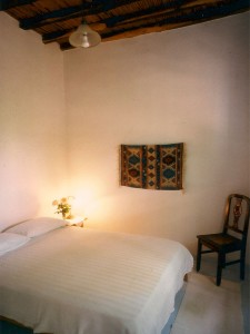 A double-bedded room