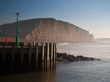 West Bay cliffs