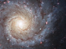 M74, a blazing spiral galaxy