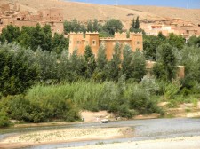 A kasbah on the road to the Valley of the Roses