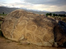 Petroglyphes of Cholpton Ata