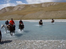 Fording the river