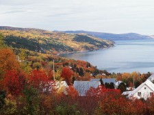 Charlevoix Coast in autumn