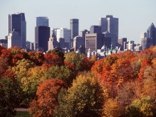 View of the modern Montreal