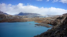 Lake Guillermo with the Upsala Glacier in the distance (Argentina)