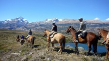 Horseback riding near El Calafate (Argentina)