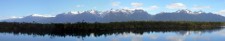 The Patagonian cordillera as seen from Chile