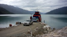 A ferry unloading (Chile)