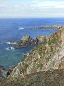 Alderney – The rocky coast