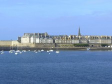 The city wall of Saint-Malo