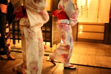 Women wearing a kimono