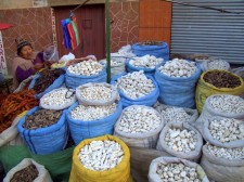 A market in La Paz