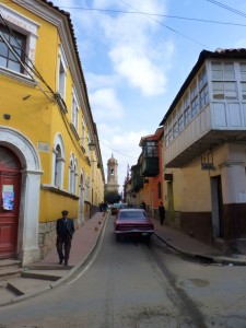 Colonial Towns Extension – A flashy street in Potosi