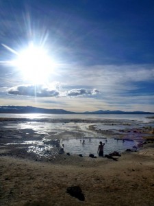 A moment of rest in Polques thermal baths