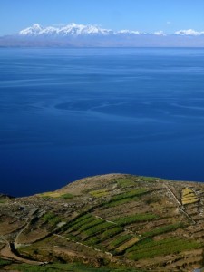 View of the Cordillera from Suriqui Island