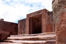 The Kalasasaya Temple door in Tiwanaku