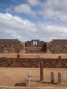 The Kalasasaya Temple courtyard