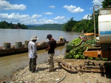 Rafting Extension – On the shore of a tributary of the Amazon