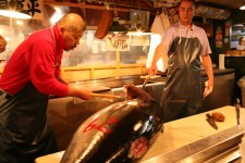 The Tsukuji fish market