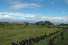 Downhill towards the south coast