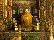 The Golden Buddha at Shwenandaw Monastery in Mandalay