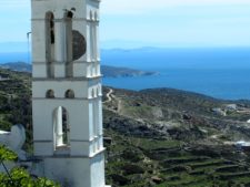 View from the heights of the island