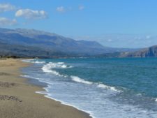 A beautiful beach west of Rethymno