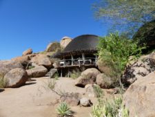 Discreet lodge in Damaraland